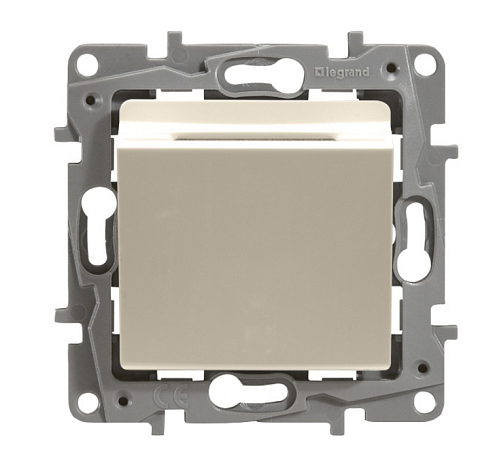 Механизм выключателя карточный Etika 2А IP20 с выдержкой времени слоновая кость Legrand 672393: фотография 1