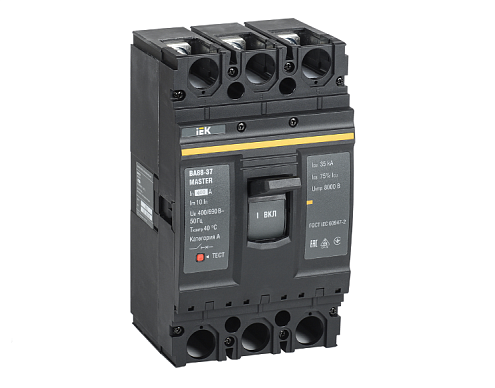 Выключатель автоматический 3п 400А 35кА ВА88-37 MASTER IEK SVA40-3-0400-02: фотография 1