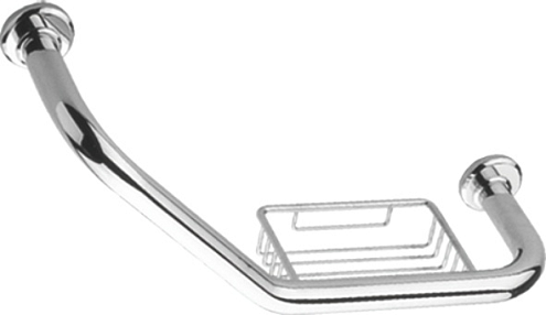 Поручень для ванной с мыльницей 1719/L: фотография 1