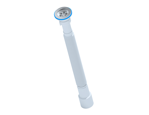 Сифон гофрированный 1 1/4&quot;х40/50 удлиненный АНИ Пласт G216: фотография 1