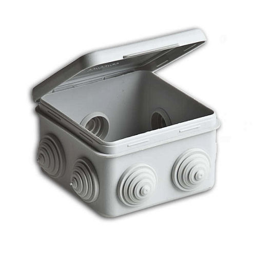 Коробка распределительная ОП 80х80х50мм IP54 Ruvinil 67040М: фотография 1