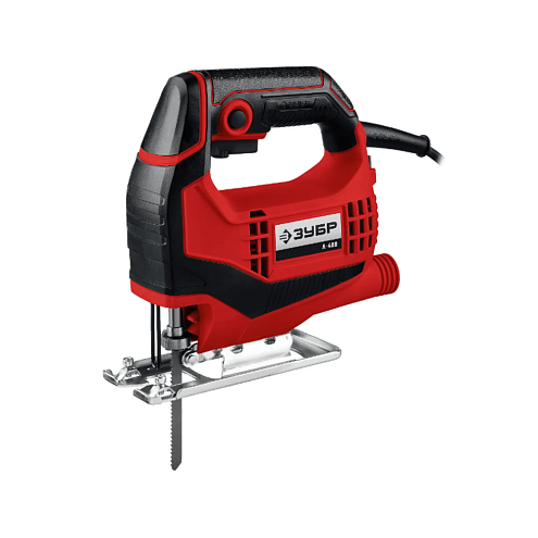 Лобзик 400Вт, БЗП, сталь 6мм, дерево 55мм, ЗУБР: фотография 1