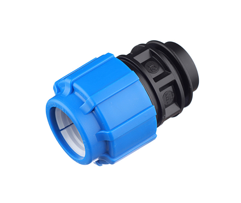 Муфта ПЭ 32х3/4&quot; внутренняя резьба  обжимная ТПК-Аква: фотография 1