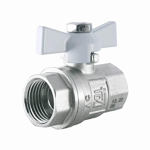 Кран шаровой 1/2&quot; г/г бабочка полнопроходной STI: фотография 1