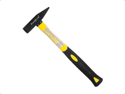 Молоток слесарный, кованный, фиберглассовая рукоятка, 500г, Ремоколор: фотография 1