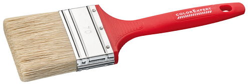 Кисть флейцевая универсальная 70мм, смешанная щетина, пластиковая ручка, ColorExpert: фотография 1