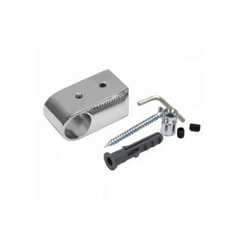 Держатель для рейлинга 16мм, Модерн, хром: фотография 1