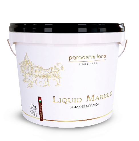 Декоративная штукатурка с эффектом мрамора PARADE Liquid Marble 2.5л: фотография 1