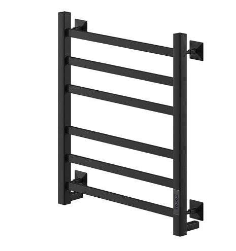 Полотенцесушитель Mixline Триумф 60х50 таймер, 312Вт, 6 перекладин, электрический, черный: фотография 1