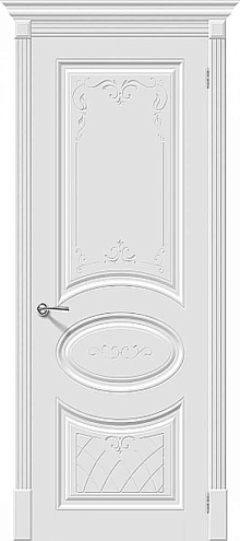 Дверь эмаль Скинни-20 Аrt Whitey  2000х900: фотография 1