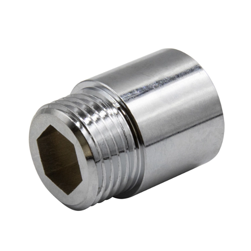 Удлиненная гайка 1&quot; 20мм хром: фотография 1