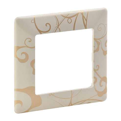 Рамка 1-м Valena Life универсальная ампир беж. Leg 754111: фотография 1
