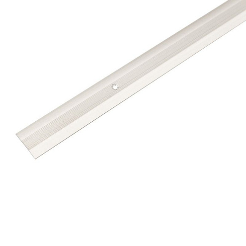 Порог стык  универсальный 28мм 0,9м серебро матовое: фотография 1