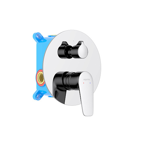 Смеситель для ванны 2 режима, (внешняя и скрытая часть) Aquatek AQ1146CR Бетта: фотография 1