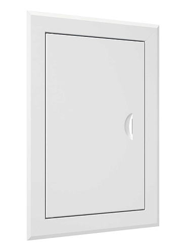 Люк ревизионный ЛТМп фланец 200х300 ручка магнит 260х360 окрашенная сталь EVECS: фотография 1