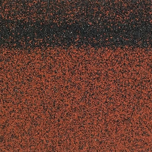 Гибкая черепица, коньково-карнизная, Технониколь Красный микс 5м²: фотография 1