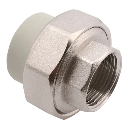 Муфта с переходом на металл разъемная внутренняя резьба 32x1 1/4&quot; FV-plast: фотография 1