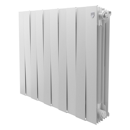 Радиатор биметаллический Royal Thermo PianoForte 500 /Bianco Traffico 10 секций: фотография 1