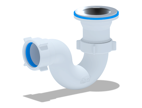 Сифон для душевого поддона 1 1/2&quot;х40 АНИ Пласт Е110: фотография 1