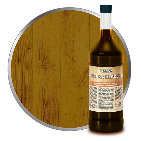Морилка неводная Лакра  орех  0,5л : фотография 1