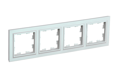 Рамка 4-местная BRITE РУ-4-БрЖ жемчуг IEK BR-M42-K36: фотография 1