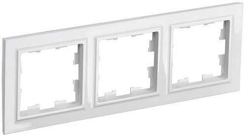 Рамка 3-м BRITE РУ-3-БрБ бел. IEK BR-M32-K01: фотография 1