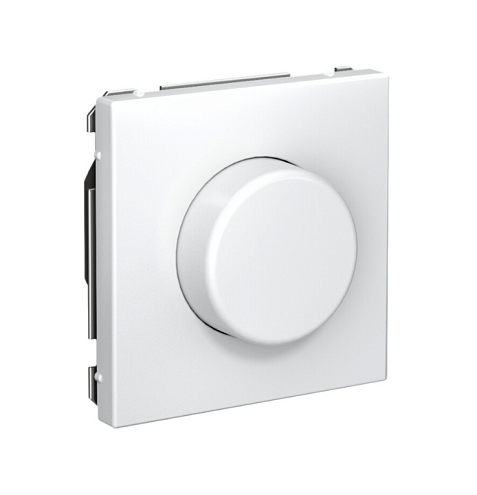 Светорегулятор поворотно-нажимной (диммер) ArtGallery LED RC 400Вт механизм белый Systeme Electric GAL000123: фотография 1