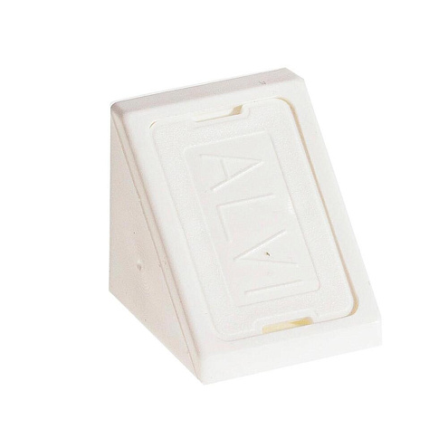 Уголки мебельные пластиковые белые с шурупом  6шт &quot;Element&quot; : фотография 1