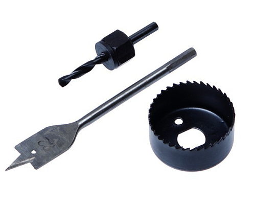 Набор для врезания замков, D 54/22мм, 3 предмта, РемоКолор: фотография 1