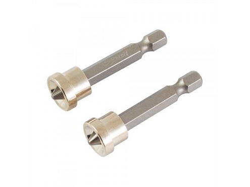 Биты с ограничителем 1/4&quot;, PH2, для работ по ГКЛ, 2шт: фотография 1