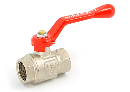 Кран шаровый  1&quot; рычаг ВВ Uni-Fitt: фотография 1