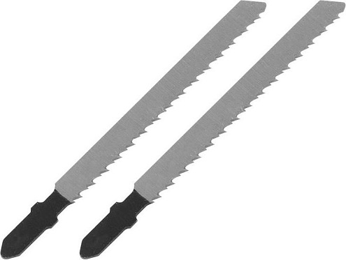 Пилки прямой чистый рез, по дереву, пластику, L=75мм, шаг 2,5мм, HCS, 2шт, РемоКолор: фотография 1