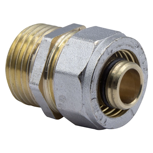 Патрубок цанга-штуцер 16x1/2&quot;: фотография 1