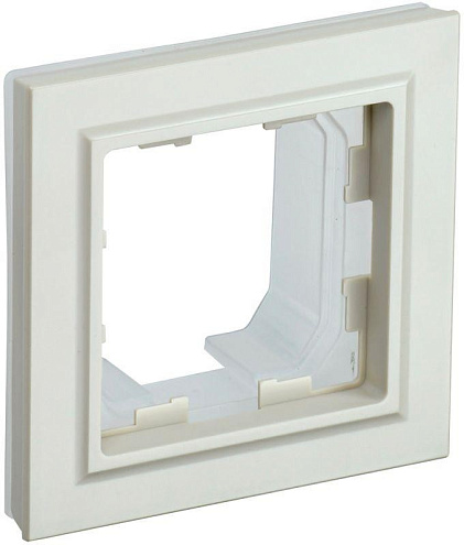 Рамка 1-м IP44 BRITE РУ-1-БрКр-44 беж. IEK BR-M12-44-K10: фотография 1