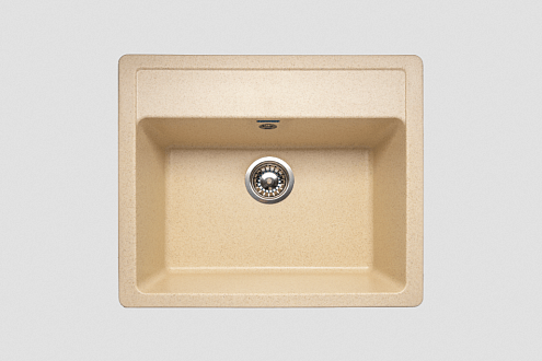 Мойка GRANICOM G-019 580х500 мм 1 чаша CUBA грей: фотография 1