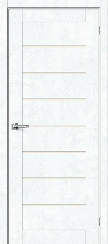 Дверь Браво 22 Snow Art стекло Magic Fog 2000х600: фотография 1