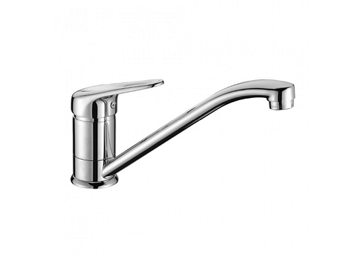 LM4104C &quot;Луна&quot; Смеситель для кухни с поворотным изливом, хром: фотография 1