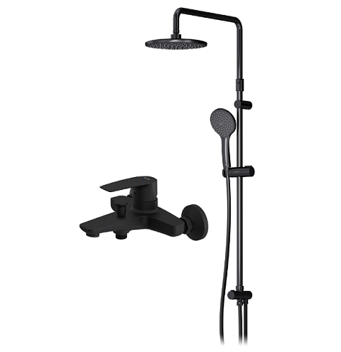 F42890A14 Gem набор 2в1: см-ль д/ванны/душа, верхний душ d 220 мм, ручн.душ 110 мм, 1 ф-ция, душевая: фотография 1