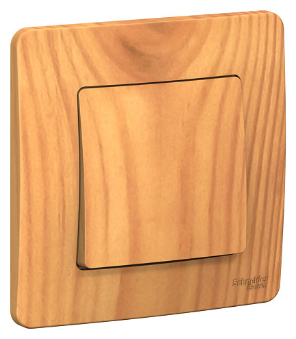 Выключатель 1-кл. СП Blanca 10А IP20 (сх. 1) 250В ясень SchE BLNVS010105: фотография 1