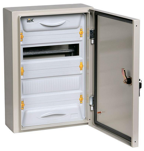 Корпус металлический ЩРн-24з-1 IP54 "UNIVERSAL" IEK MKM11-N-24-54-Z-U: фотография 1
