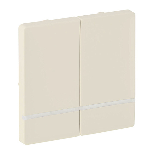 Панель лицевая Valena Life MyHome Play Zigbee для выключателя-радиоприемника 2-канального слоновая кость Leg 754771: фотография 1