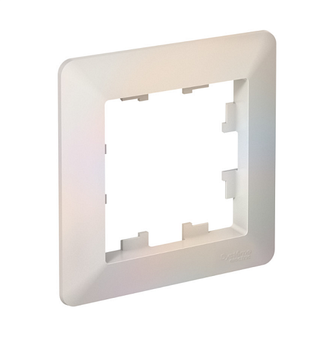 Рамка 1-местная AtlasDesign Air жемчуг/дымчатый белый Systeme Electric ATN220401: фотография 1