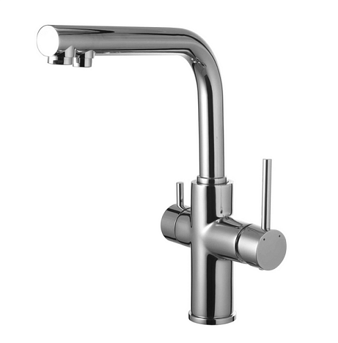 Смеситель Lemark "Комфорт" LM3060C для кухни с подключением к фильтру питьевой воды хром: фотография 1