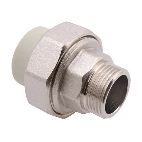 Муфта с переходом на металл разъемная наружная резьба 25х3/4&quot; FV-plast: фотография 1