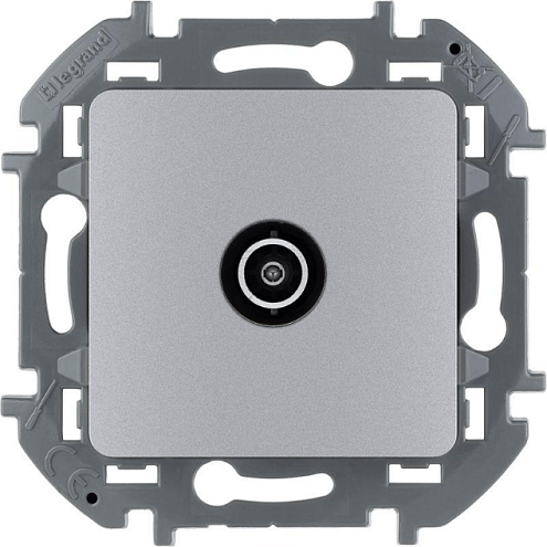 Механизм розетки TV &quot;звезда&quot; Inspiria 2дБ 0-2400мГц алюм. Leg 673852: фотография 1