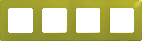 Рамка 4-места Etika зеленый папоротник Leg 672544: фотография 1