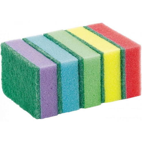 Губка для матья посуды 100х60х30мм, 5шт: фотография 1