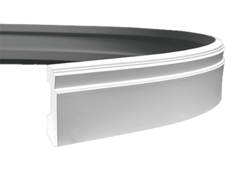 Плинтус 1.53.101 flex размеры 110х28х2000 мм: фотография 1