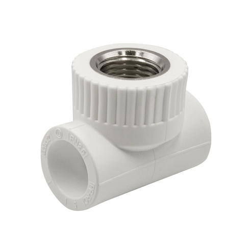 Тройник комбинированный внутренняя резьба 20х1/2''х20 EVER plast: фотография 1