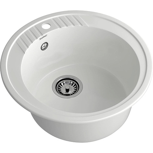 Мойка GRANFEST GF-R520  D520 мм, круглая иней: фотография 1